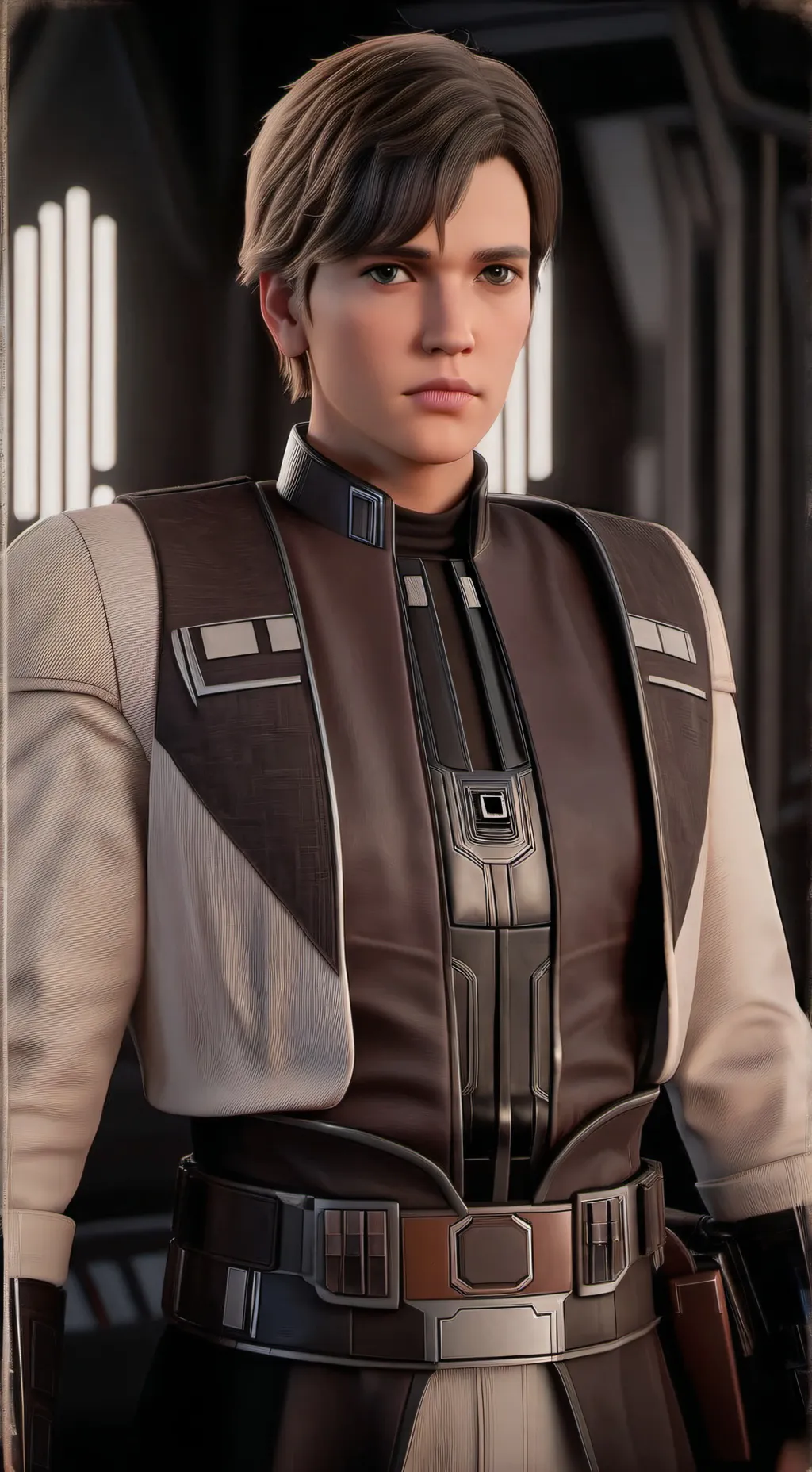 ai character: Starwars the force background