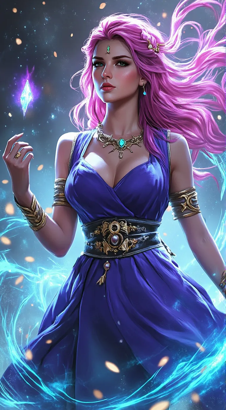 ai character: gift pulled out  background