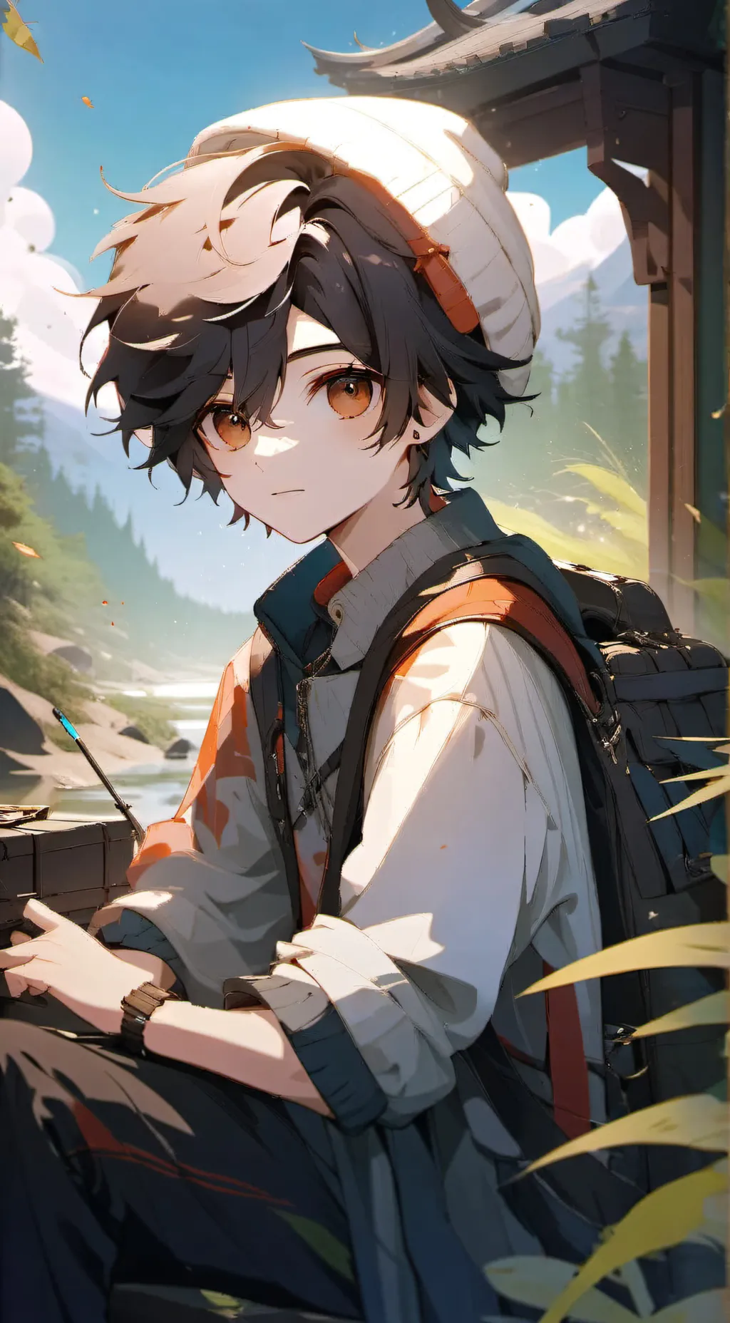 ai character: sasza  background