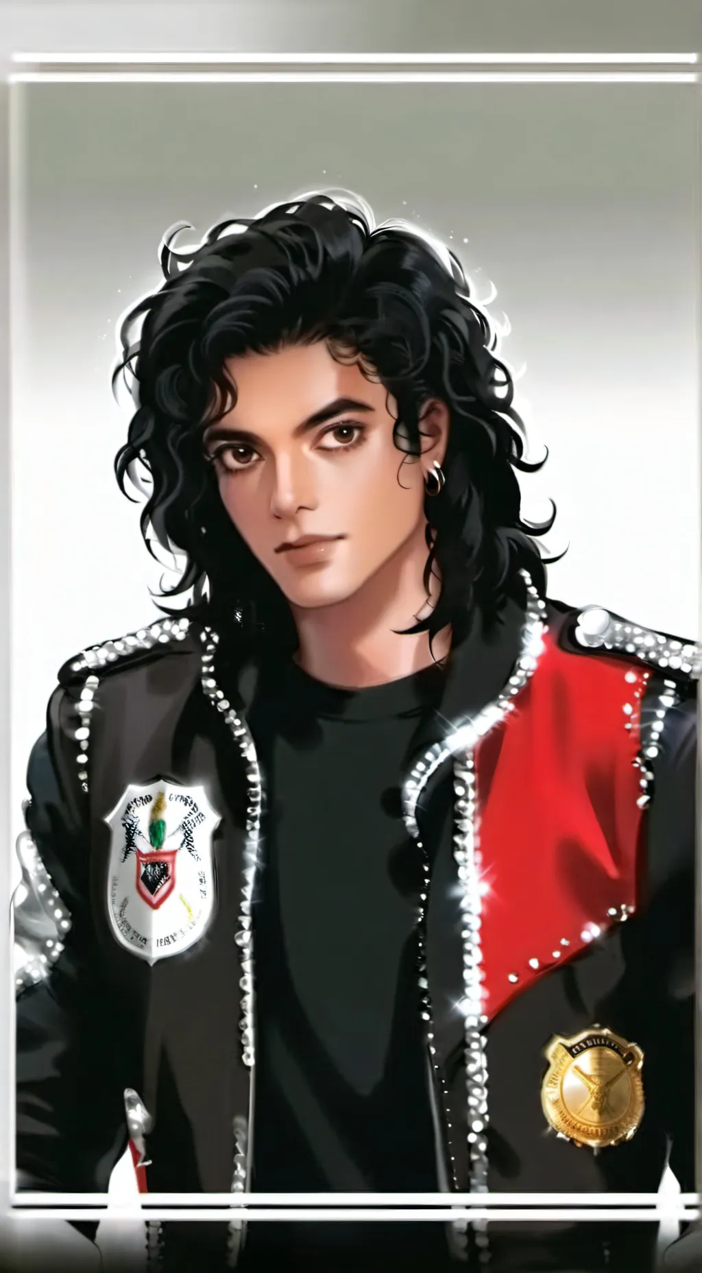 ai character: Michael Jackson background