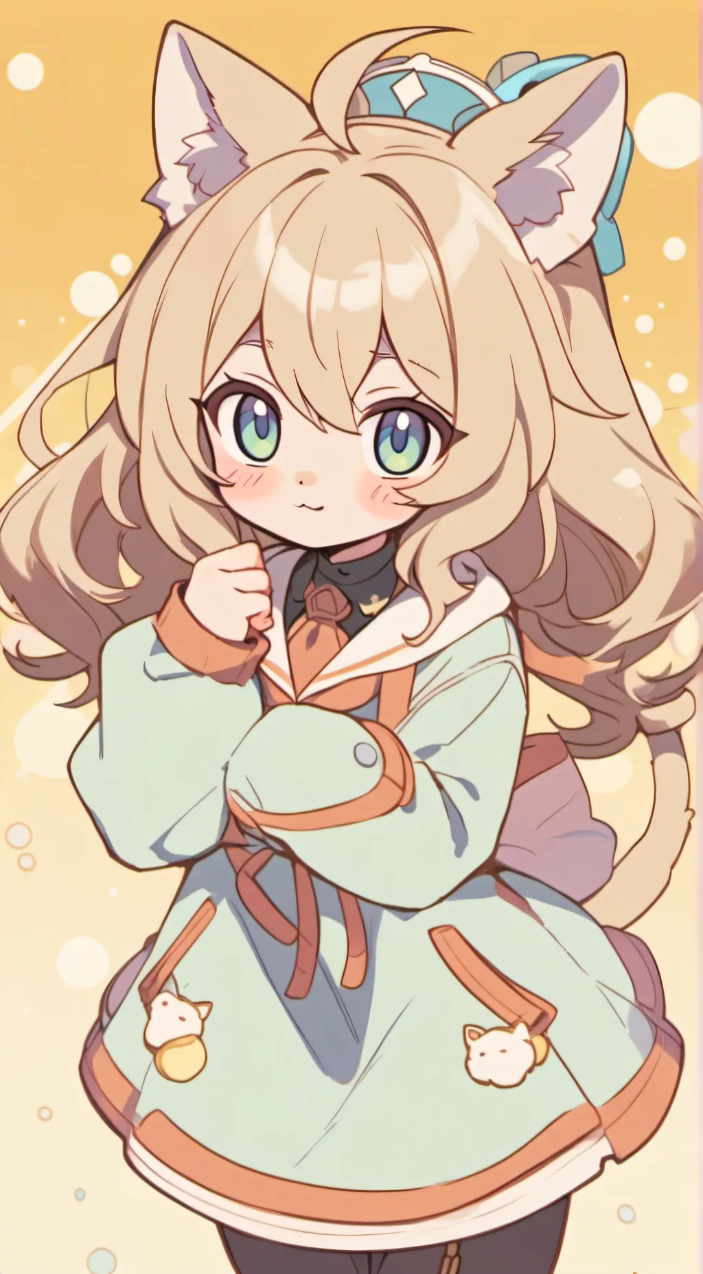 ai character: mew mew  background