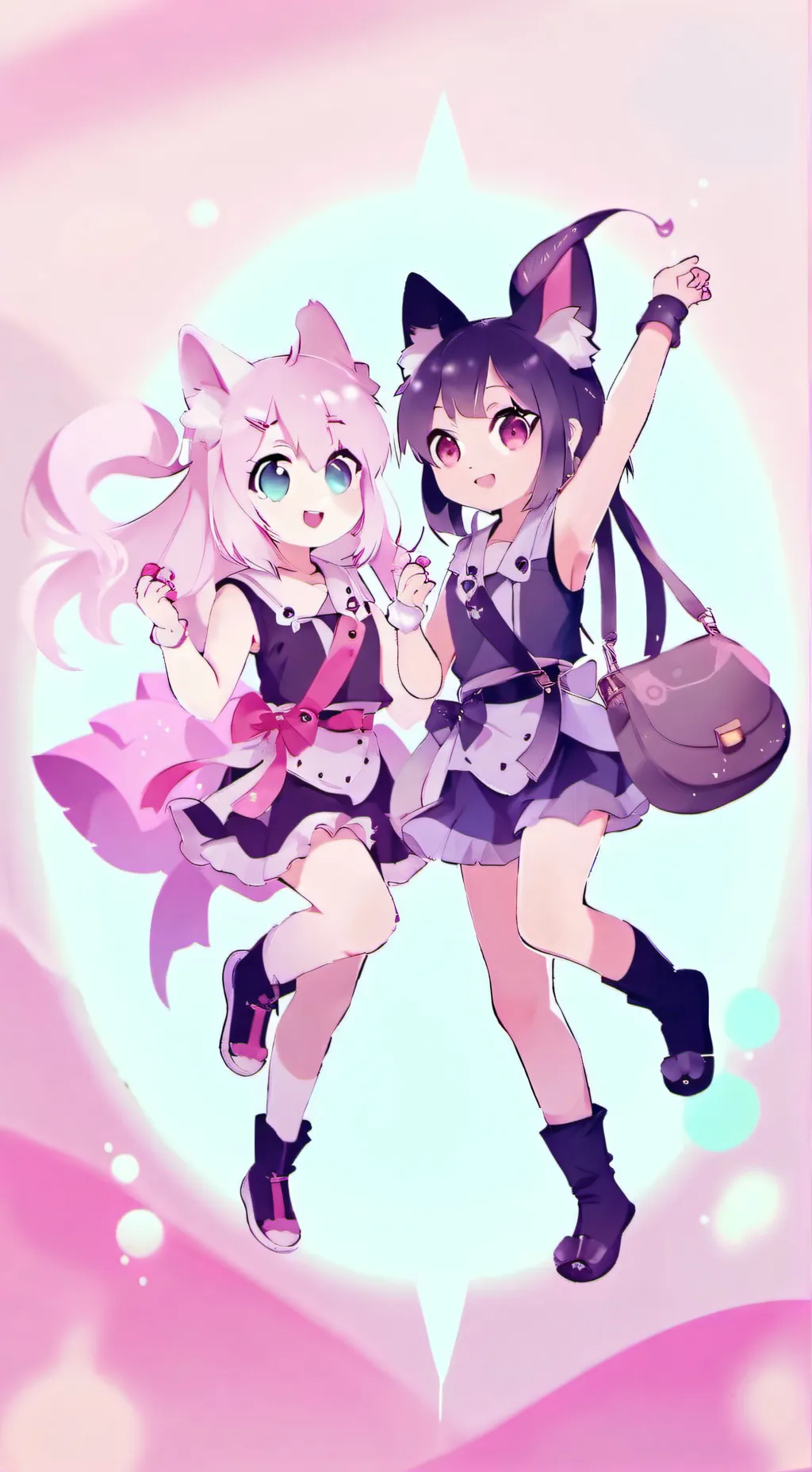 ai character: Sarah y Mila background