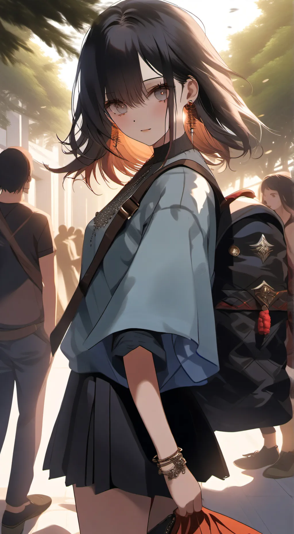 ai character: Rose background