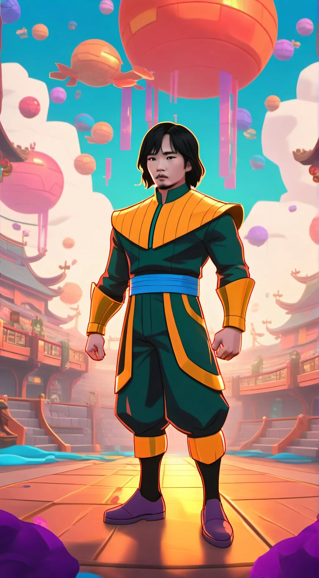 ai character: squid game!!! background