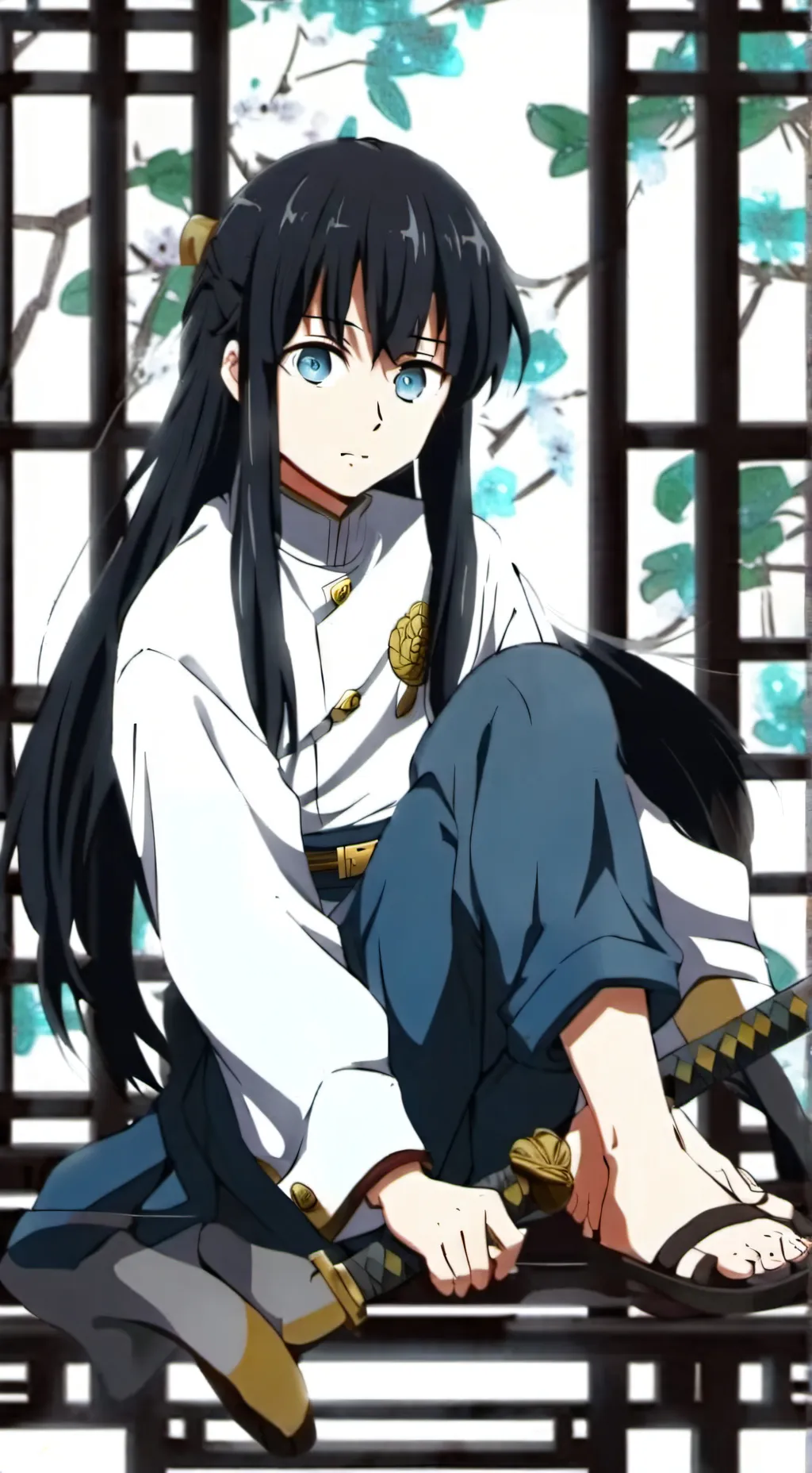ai character: Muichiro Tokito  background
