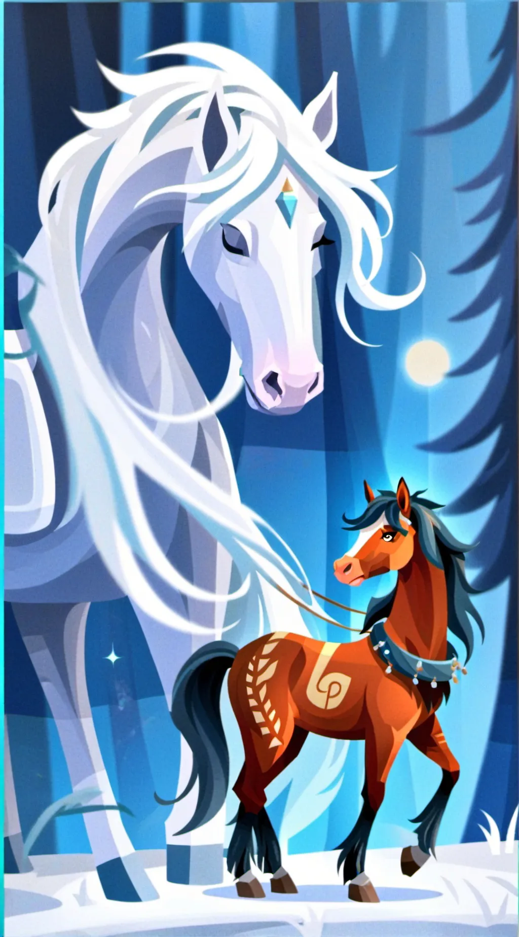 ai character: horsess background