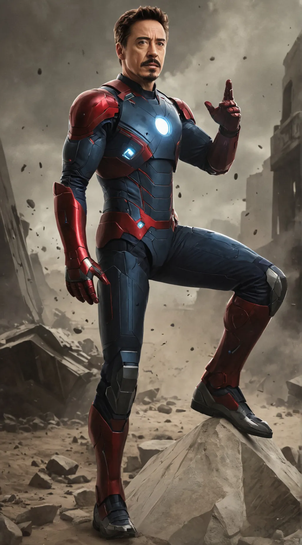 ai character: Tony Stark TonPère background