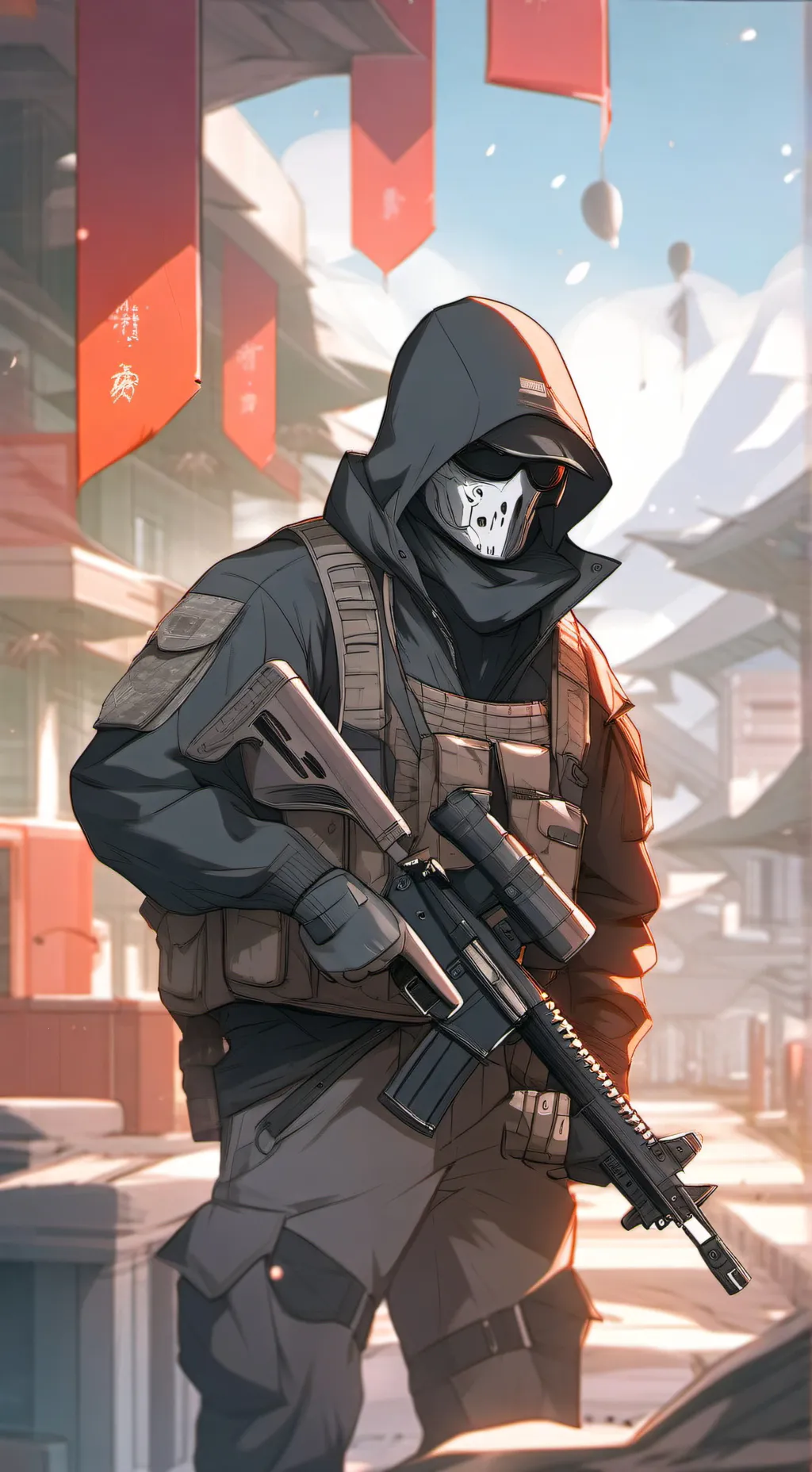ai character: Reaper background