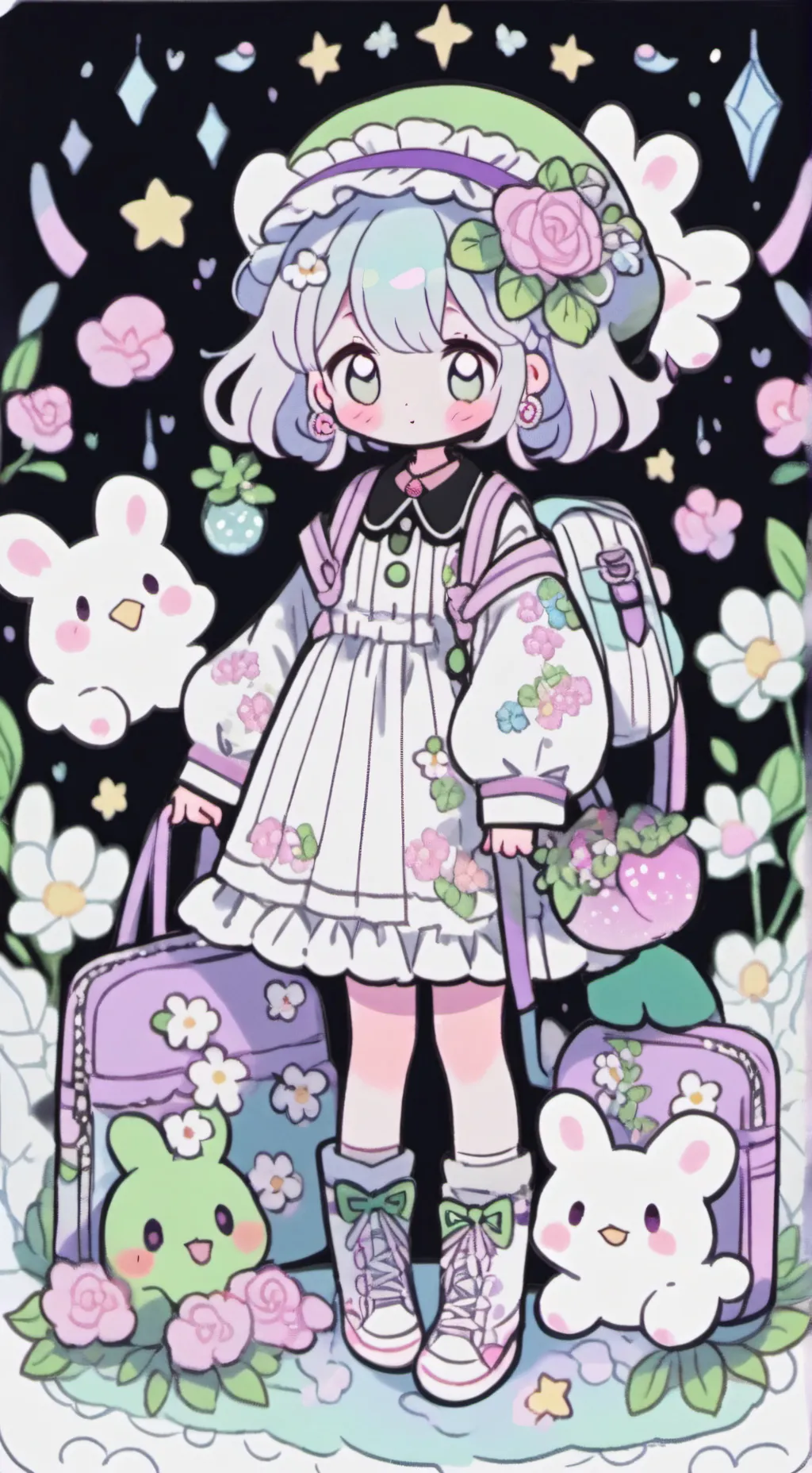 ai character: All boys day background