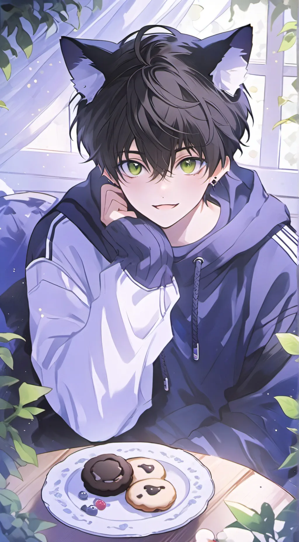 ai character: Mochi background