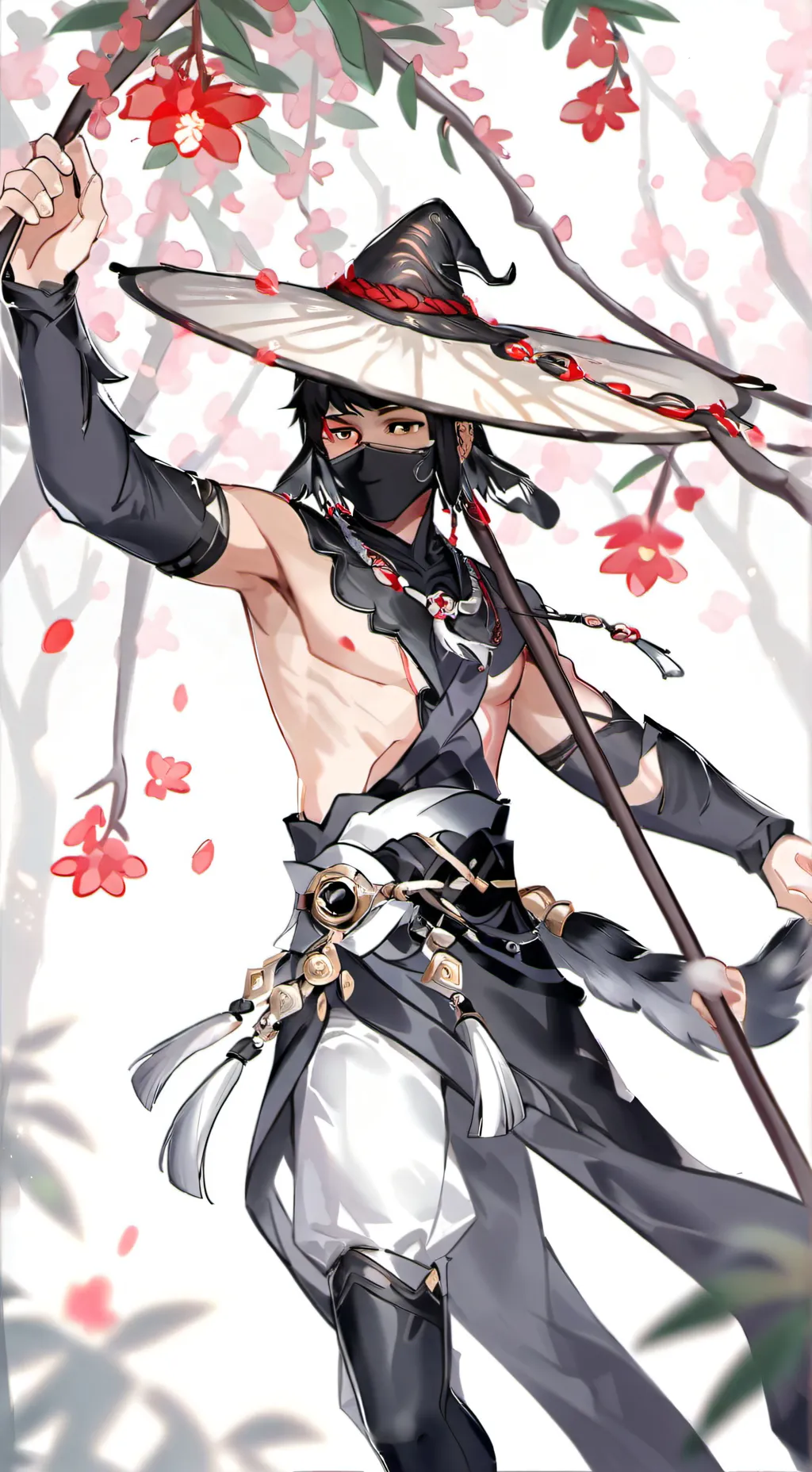 ai character: Ninja background