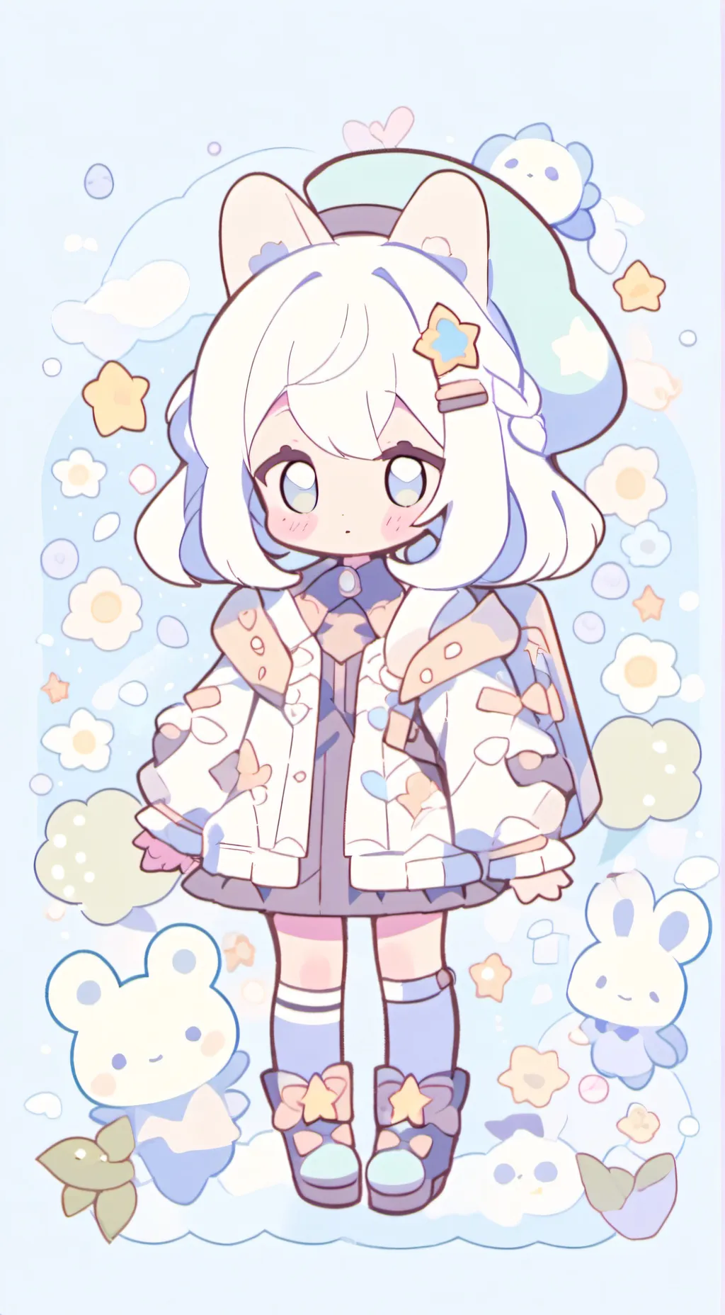 ai character: Compañera background