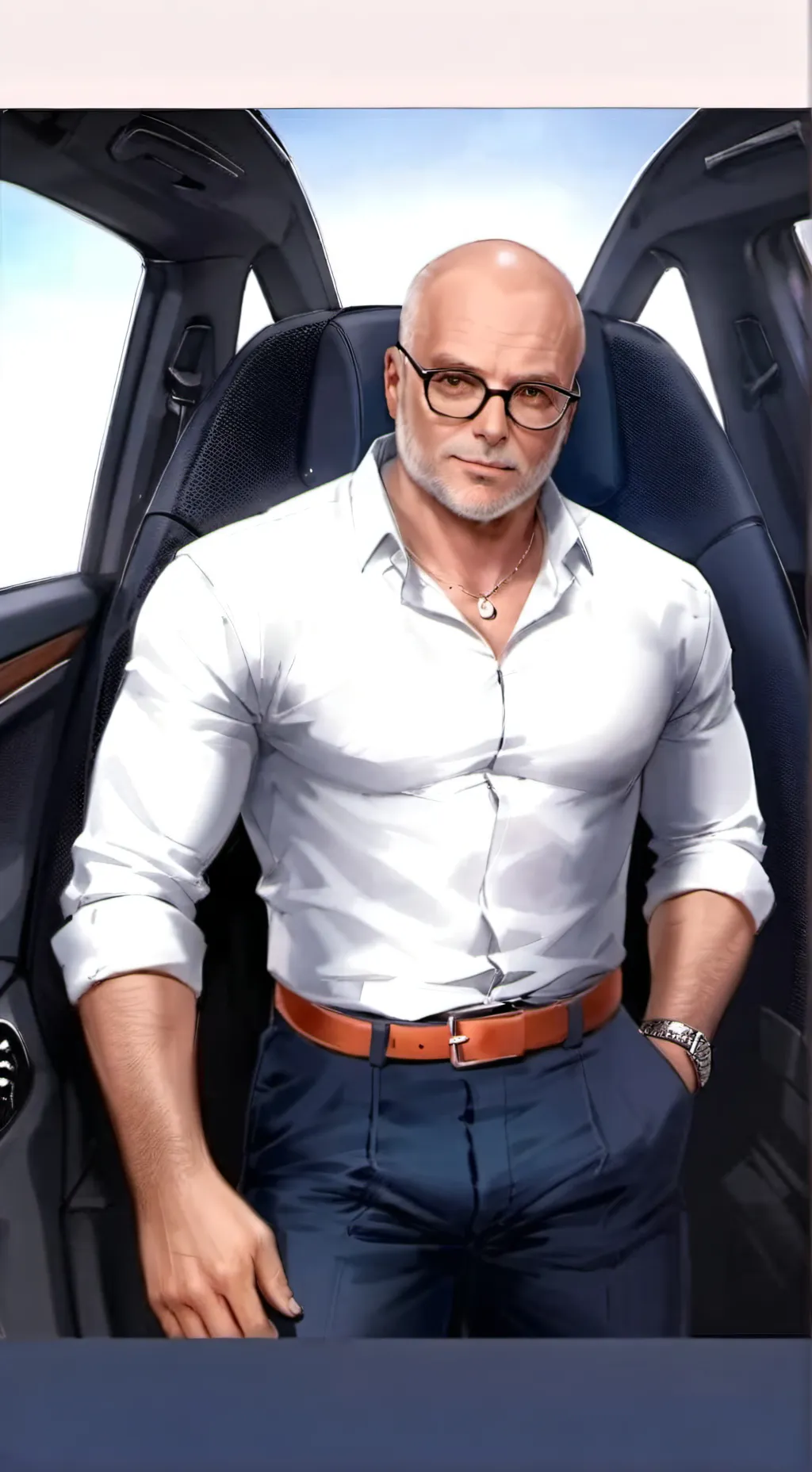 ai character: Mark Levin background