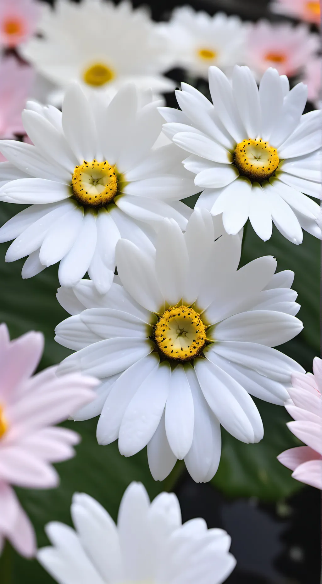 ai character: flower background