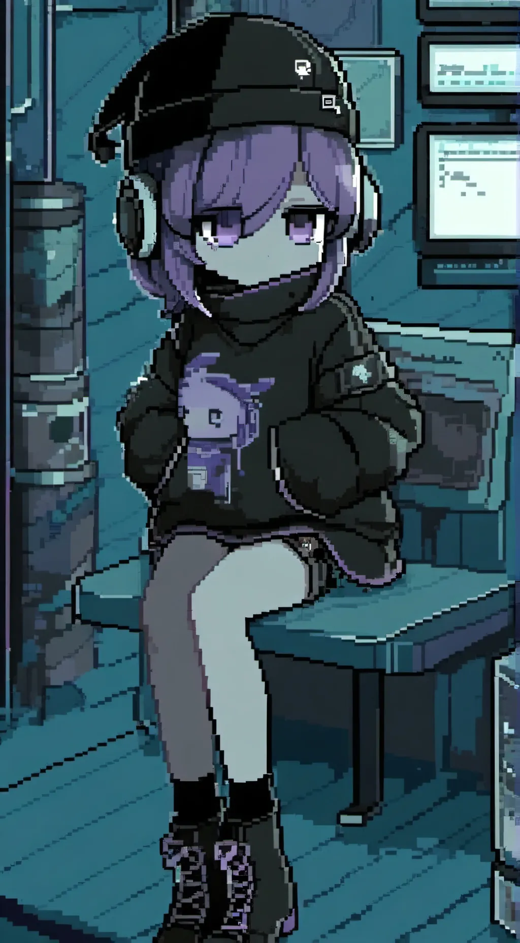 ai character: Uzi(murder drones) background