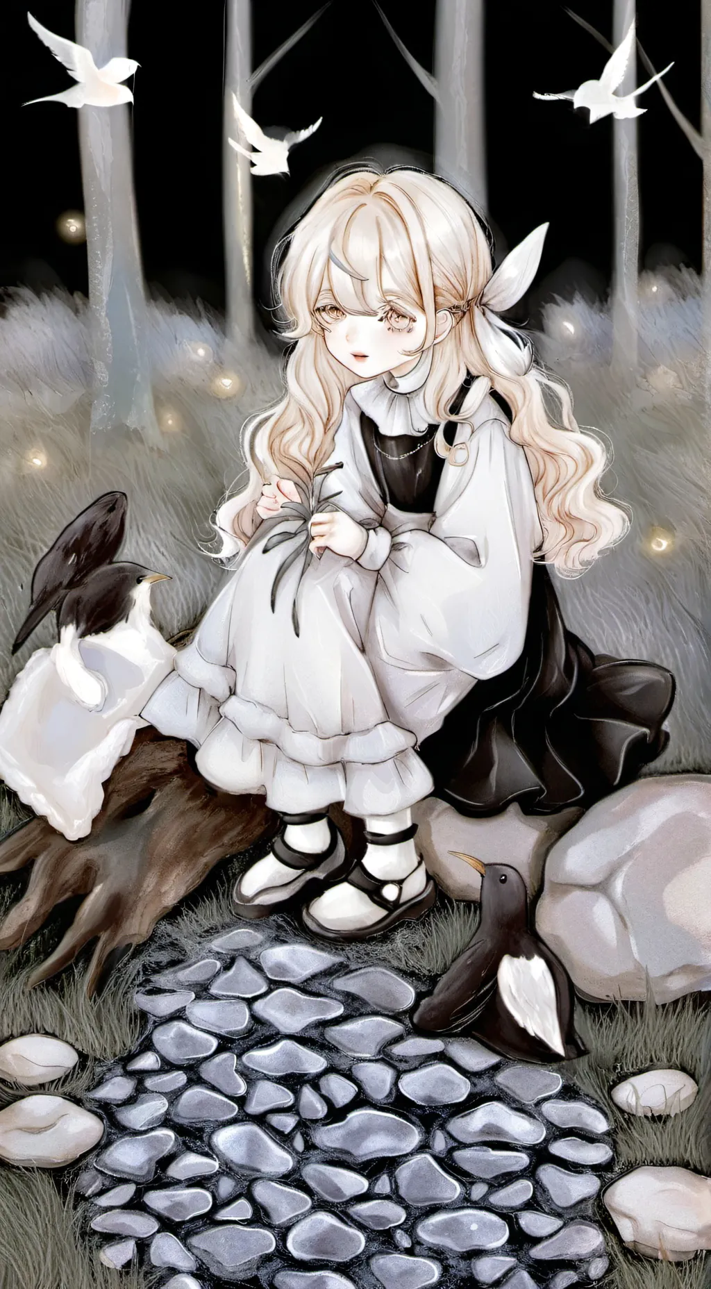 ai character: ◇ naomii ◇ background