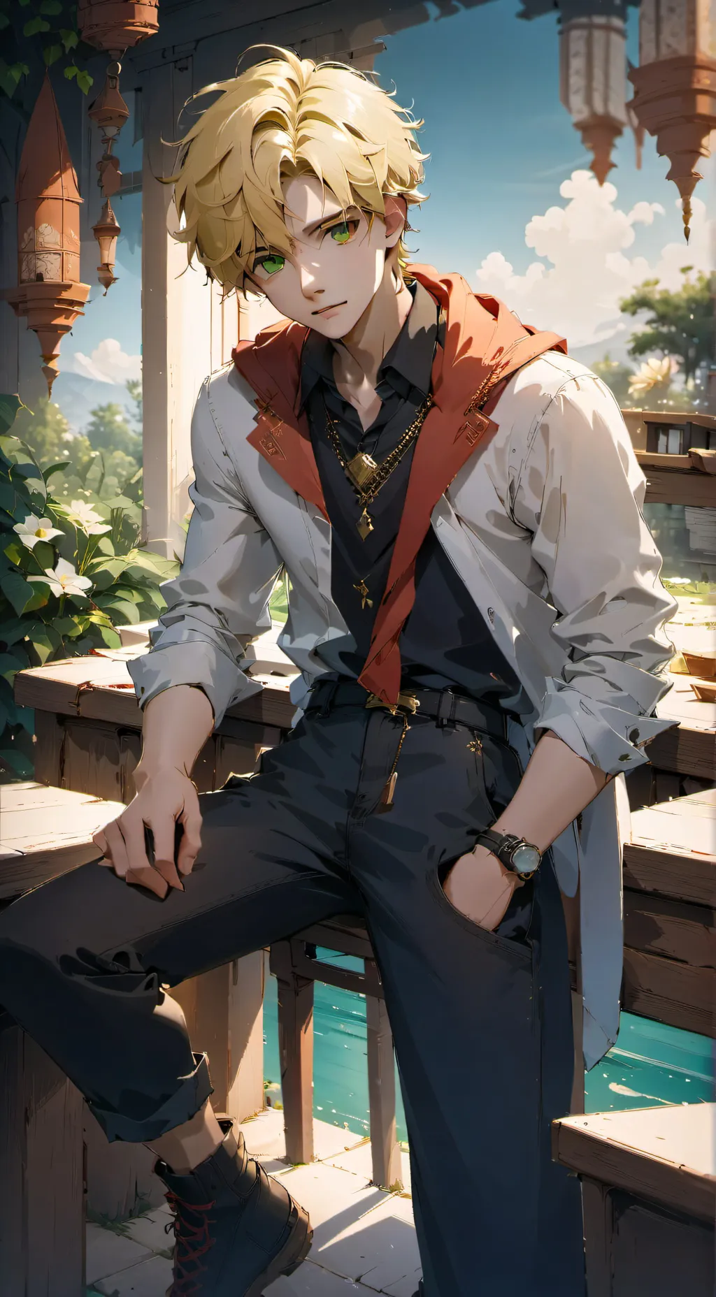 ai character: Super vilain background