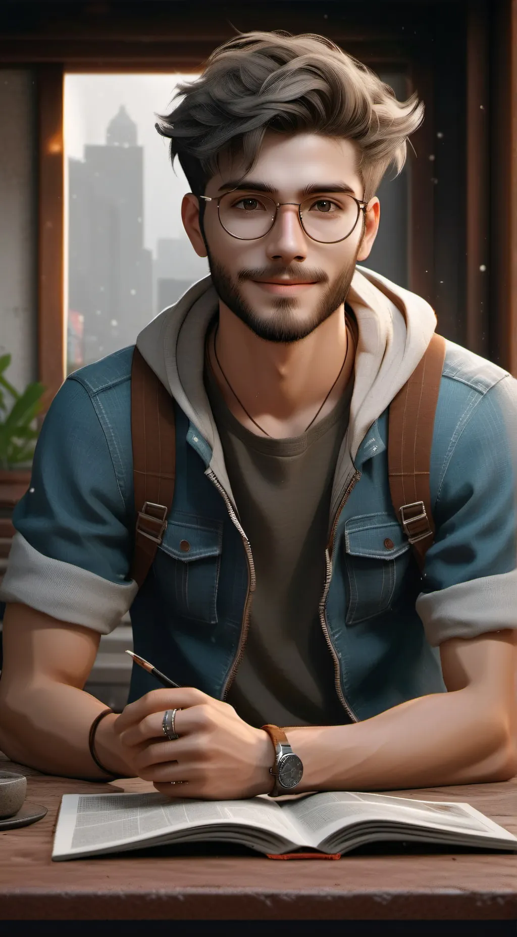ai character: Reggie  background