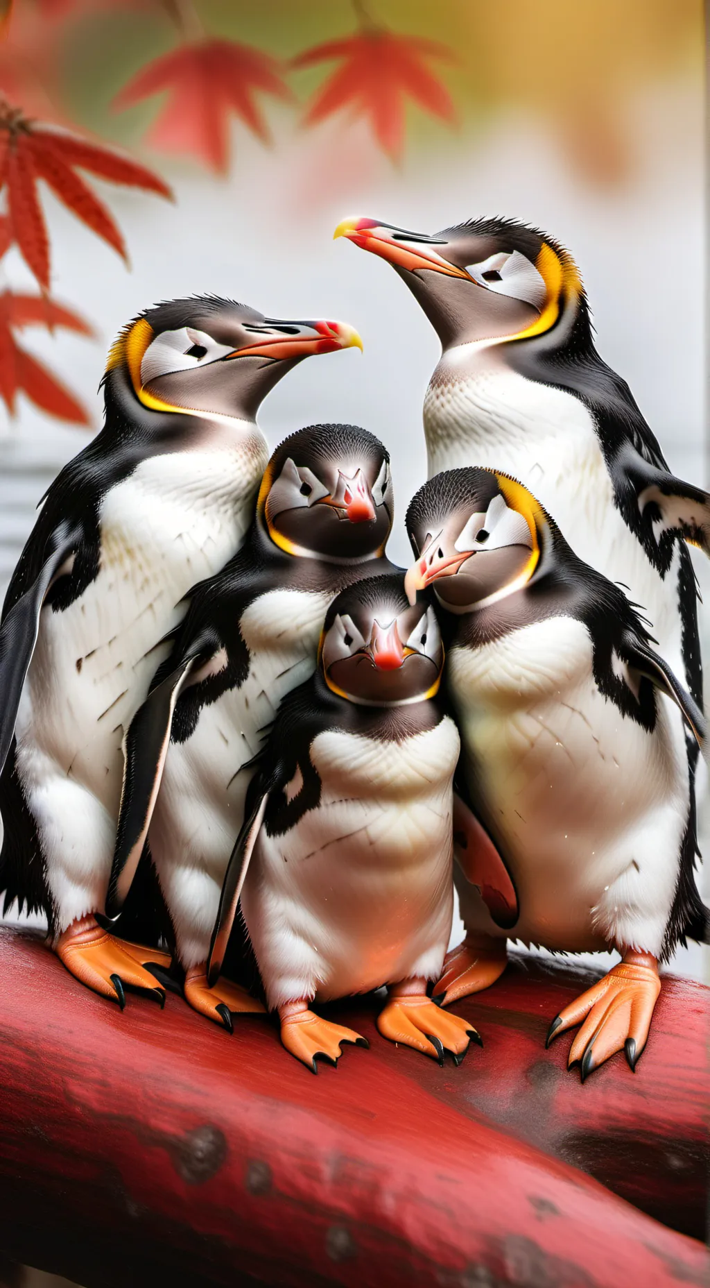 ai character: MADAGASKAR PENGUEN background