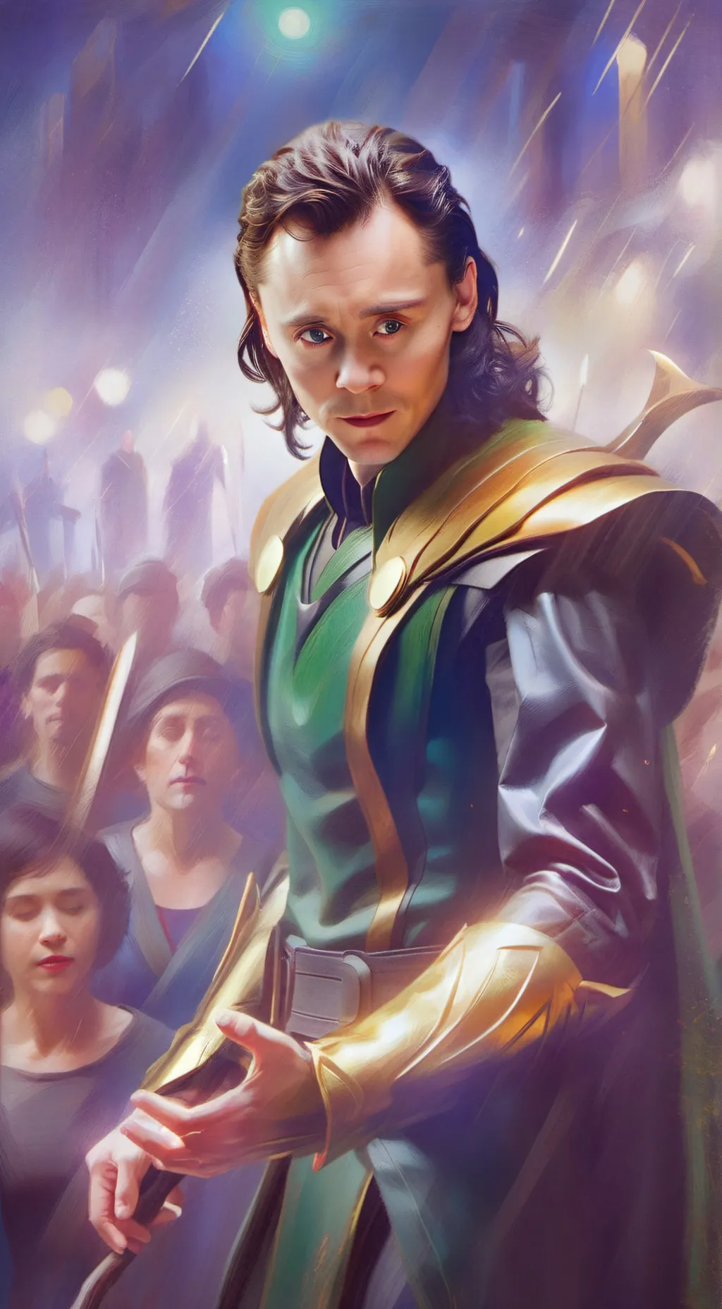 ai character: Loki Laufeyson background