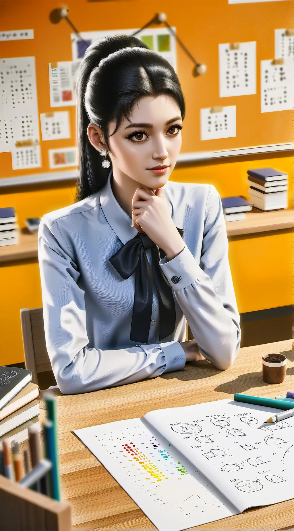 ai character: The Iconoclast Edu background