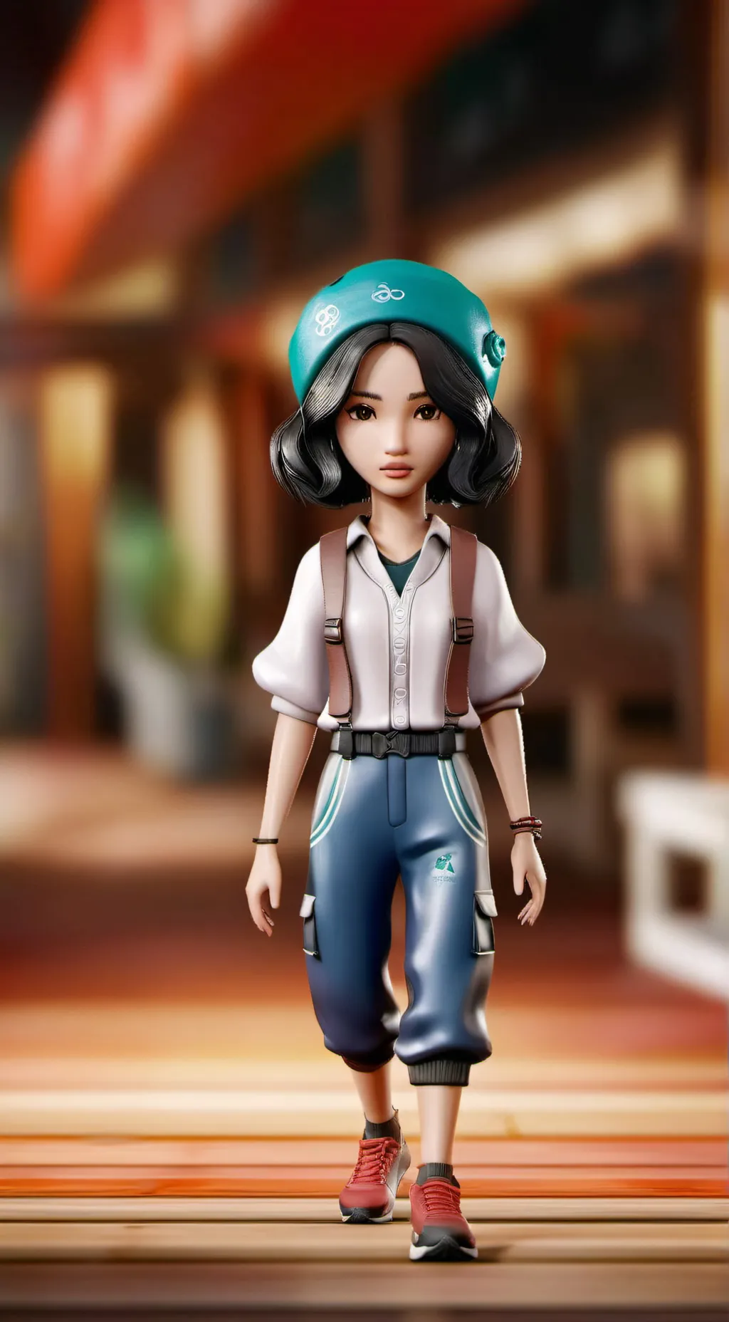 ai character: Squid game!  background