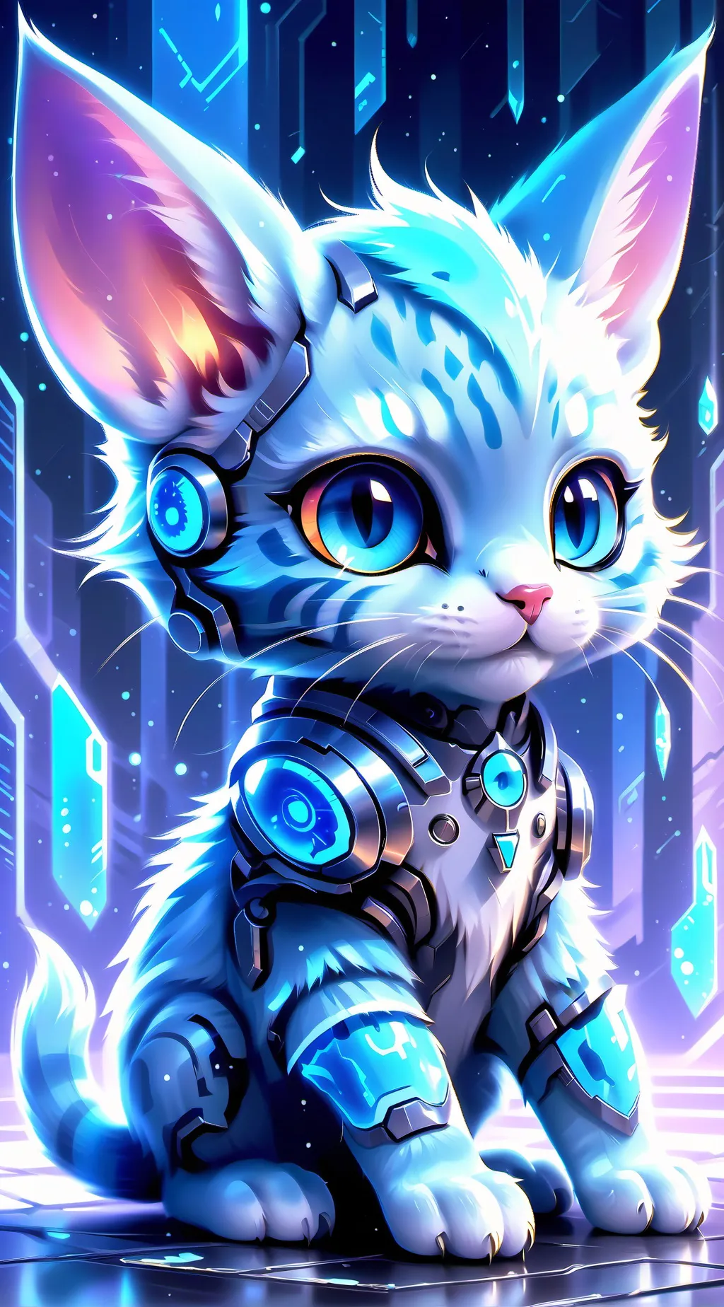 ai character: Cheerleader Cat background