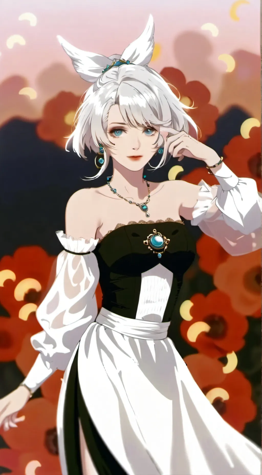ai character: sona  background