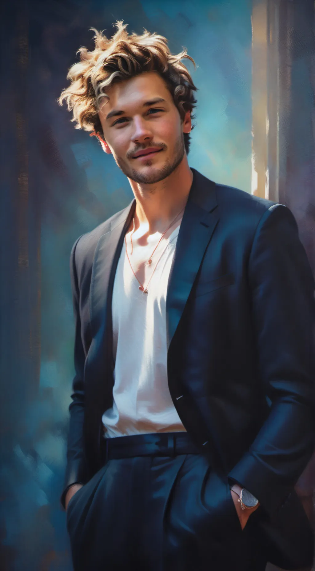 ai character: obx background