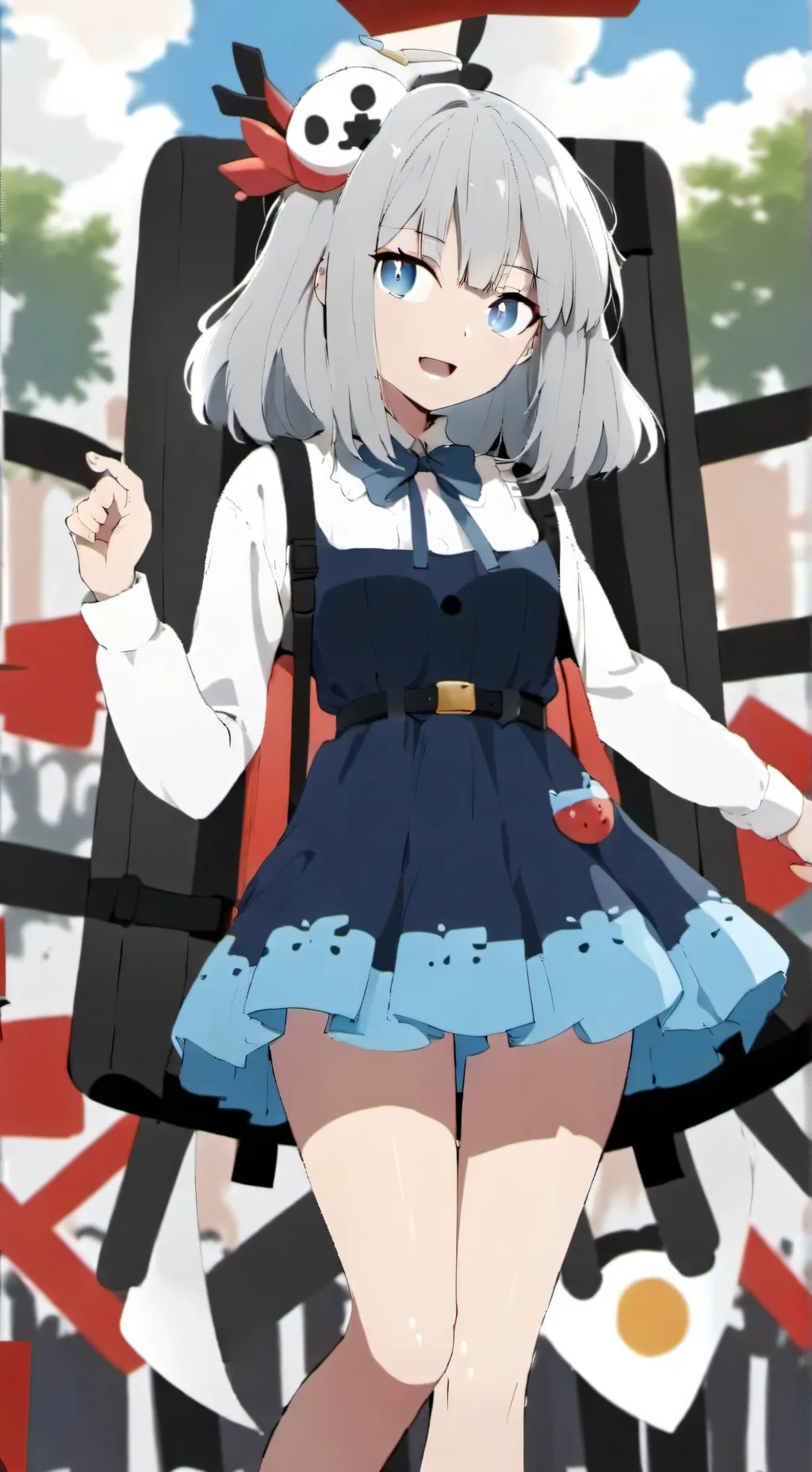 ai character: Shikimori  background