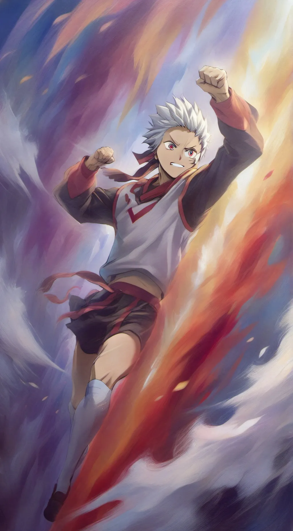 ai character: mha train background