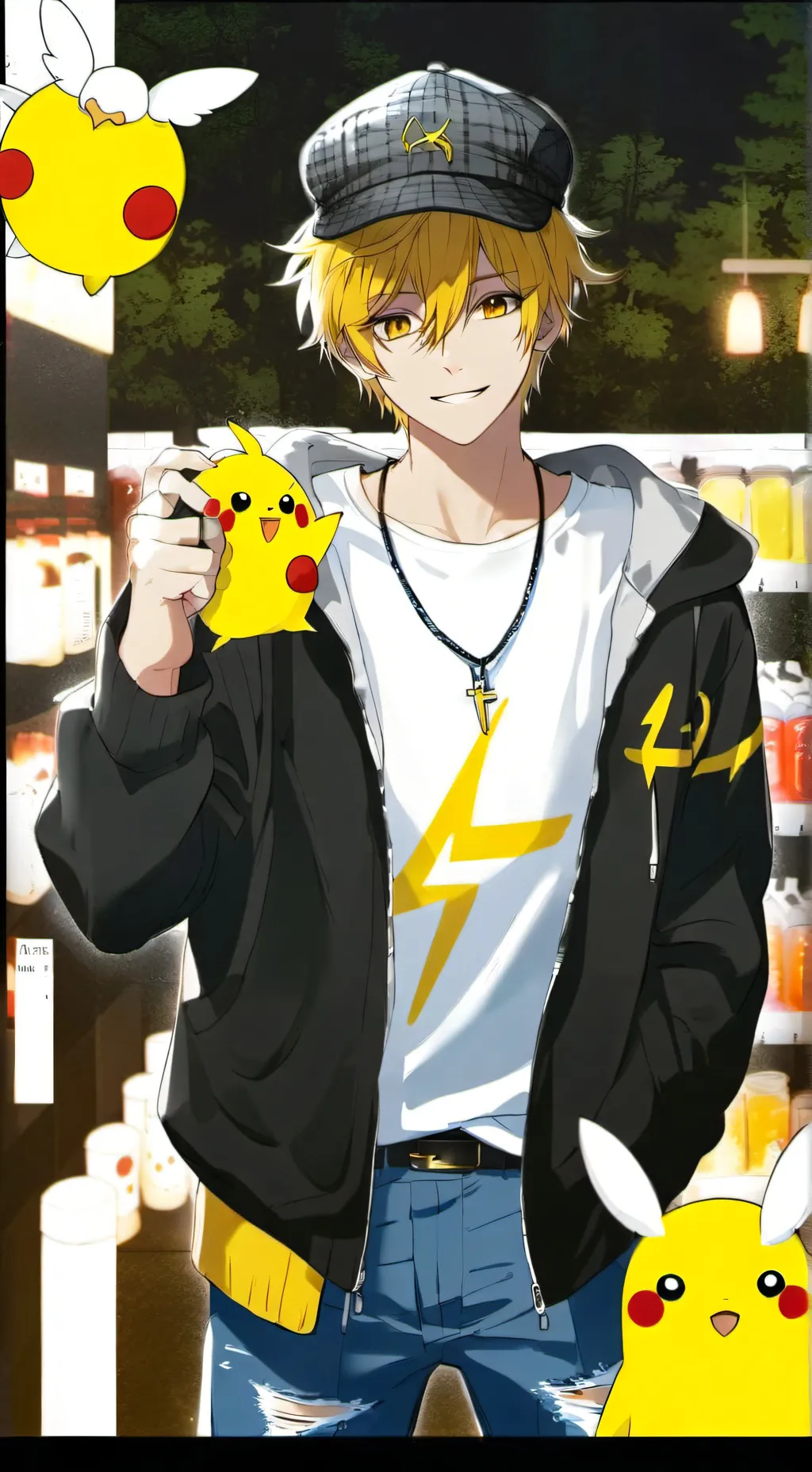 ai character: Denki background
