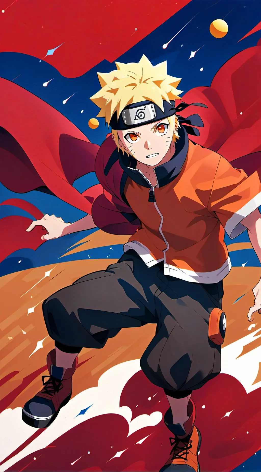 ai character: Naruto  background