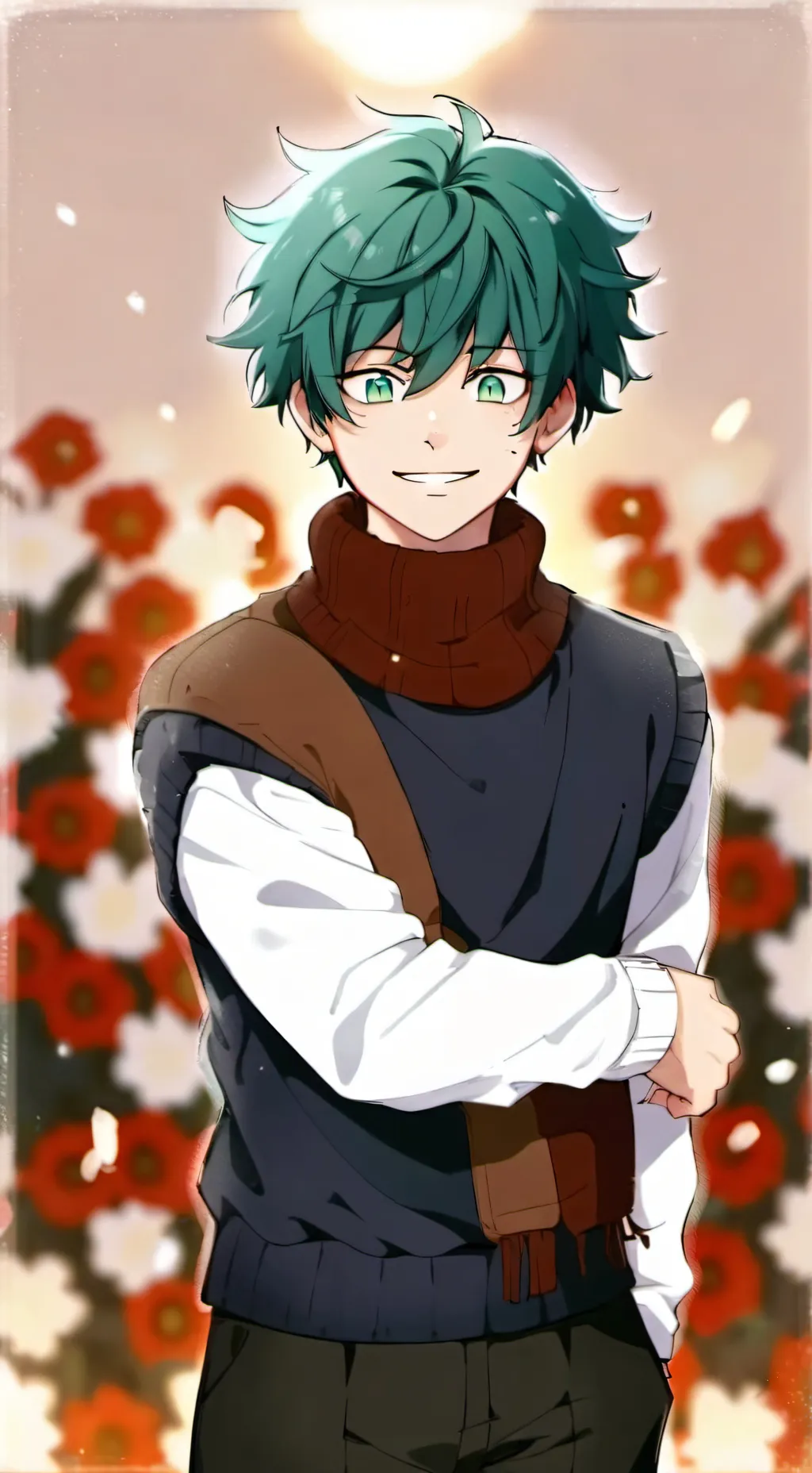 ai character: deku  background