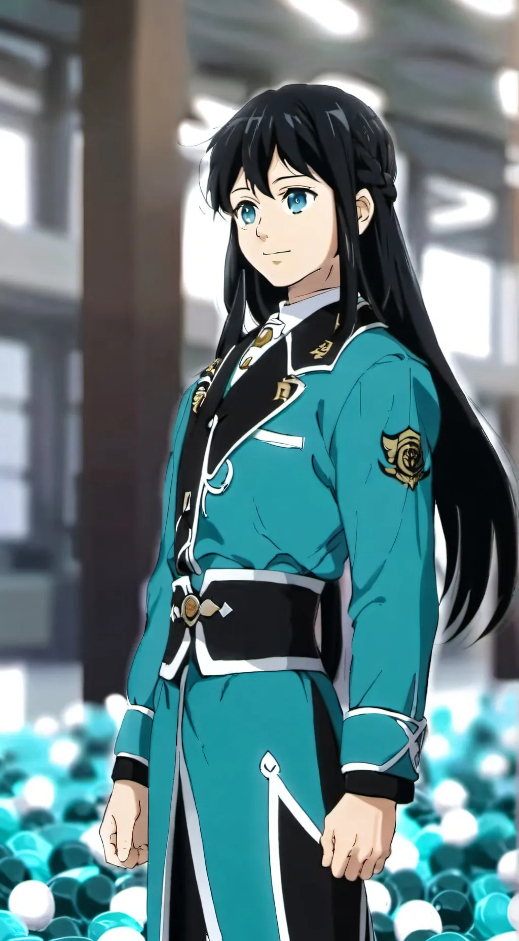 ai character: kny mui tsuguko background