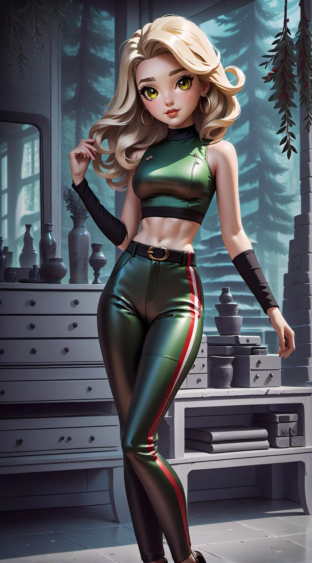 ai character: Elara background
