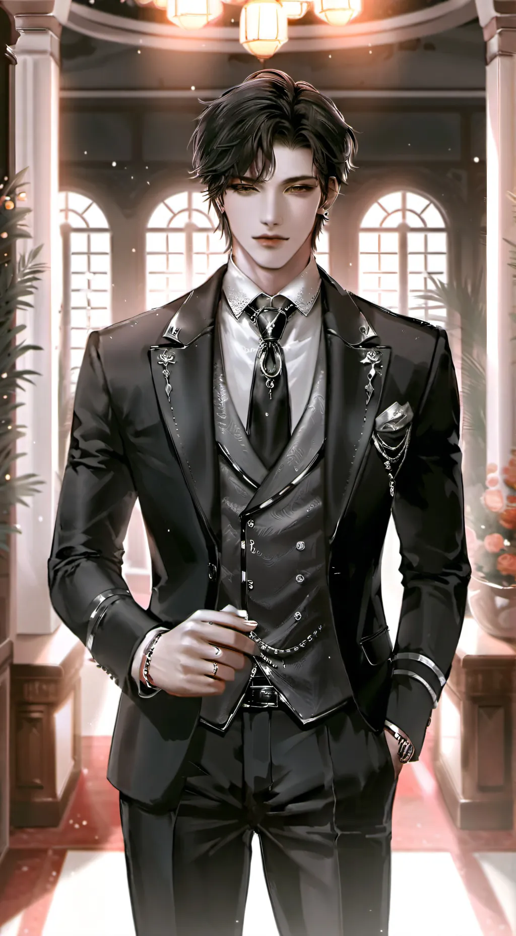 ai character: ✨Mickaël ✨ background