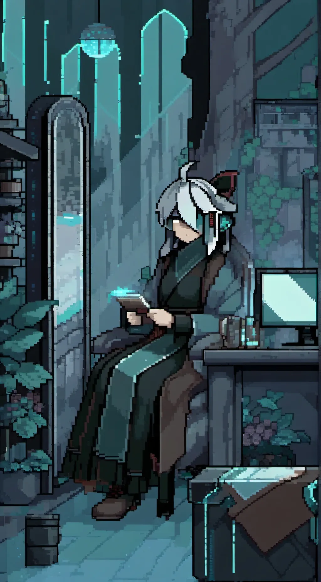 ai character: md x fep  background