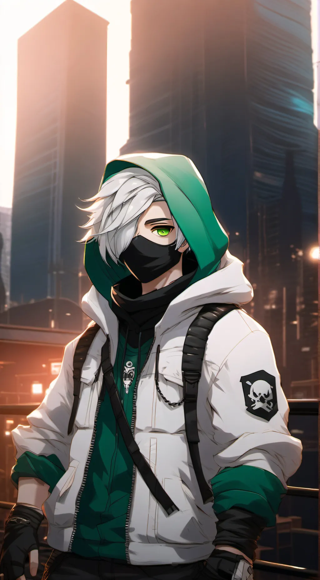 ai character: Zane  background