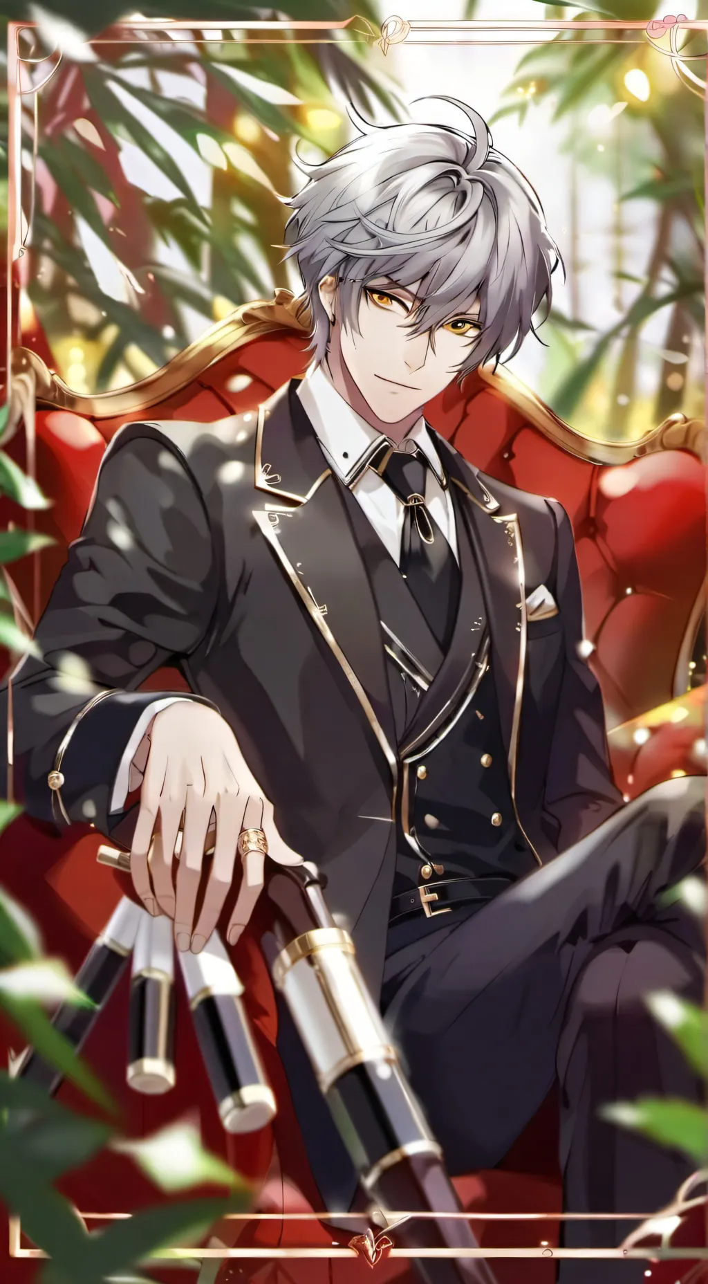 ai character: Mark background