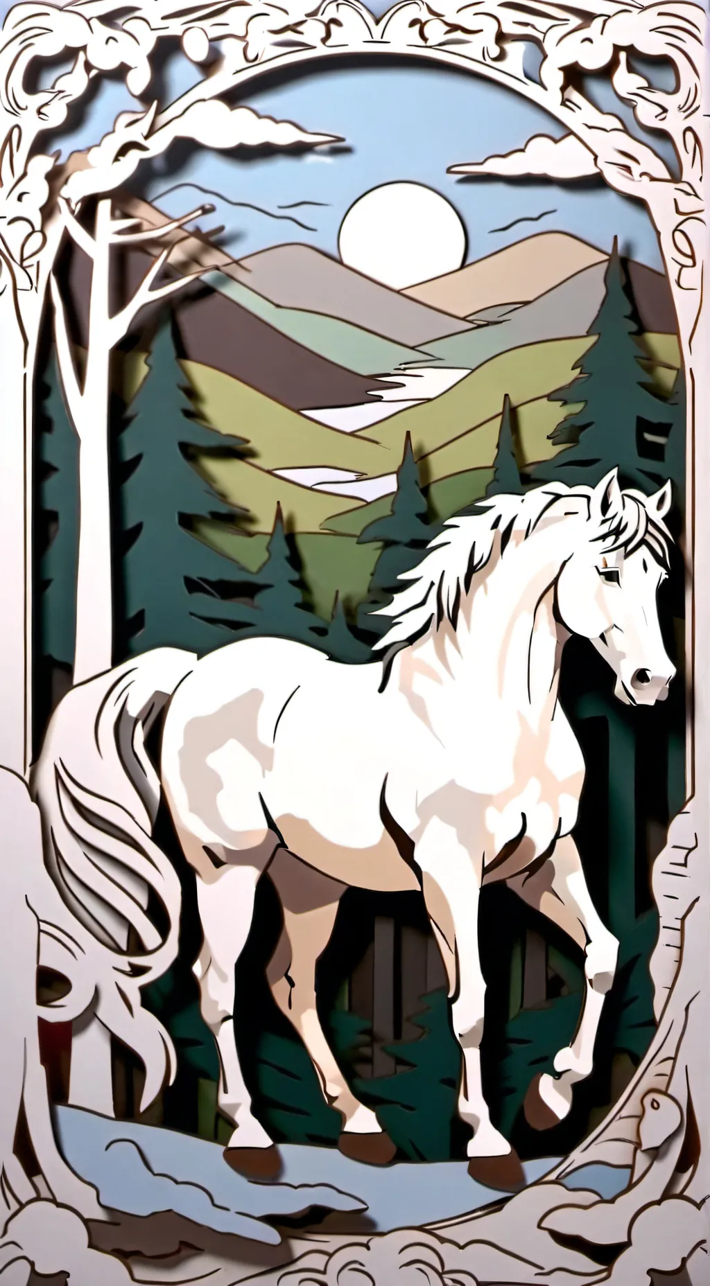ai character: Spirts daughter background
