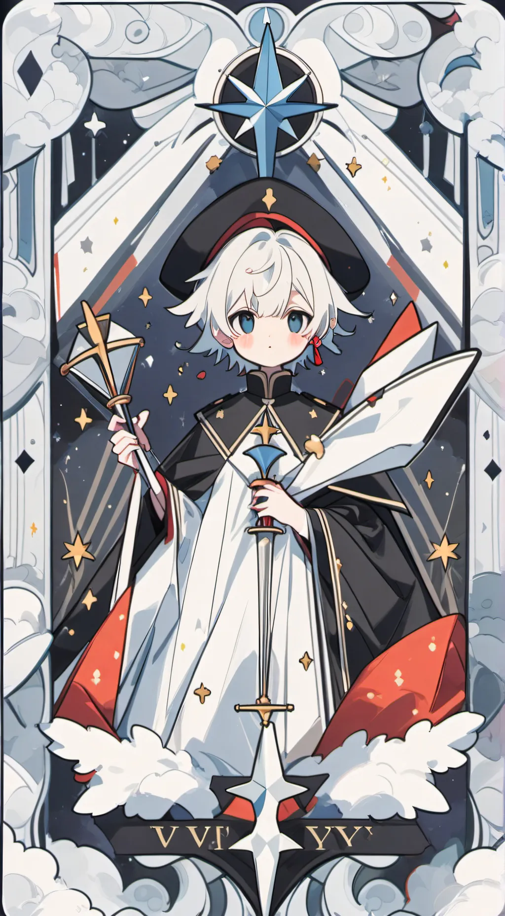 ai character: Dandy x Astro background