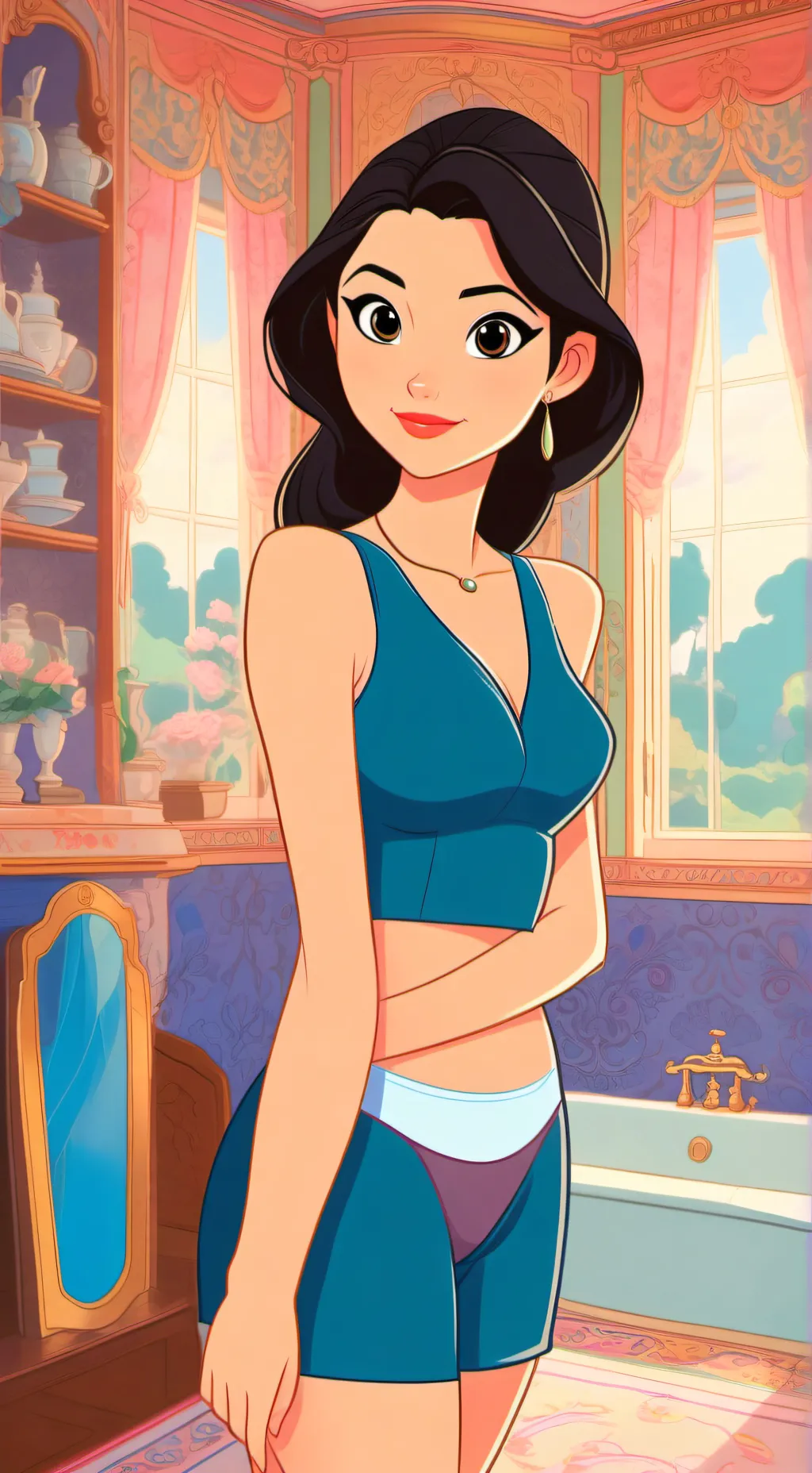 ai character: loyalty Trini  background