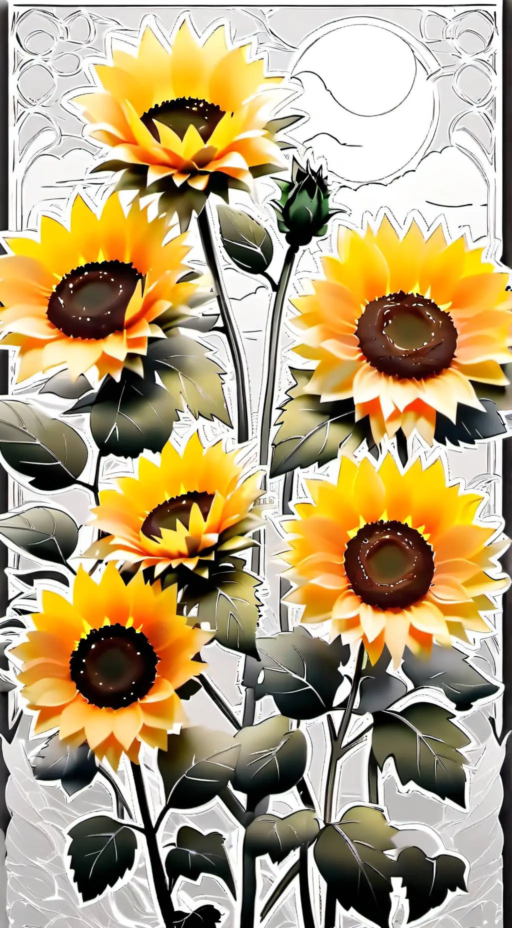 ai character: :)☀️``Sun``☀️:) background