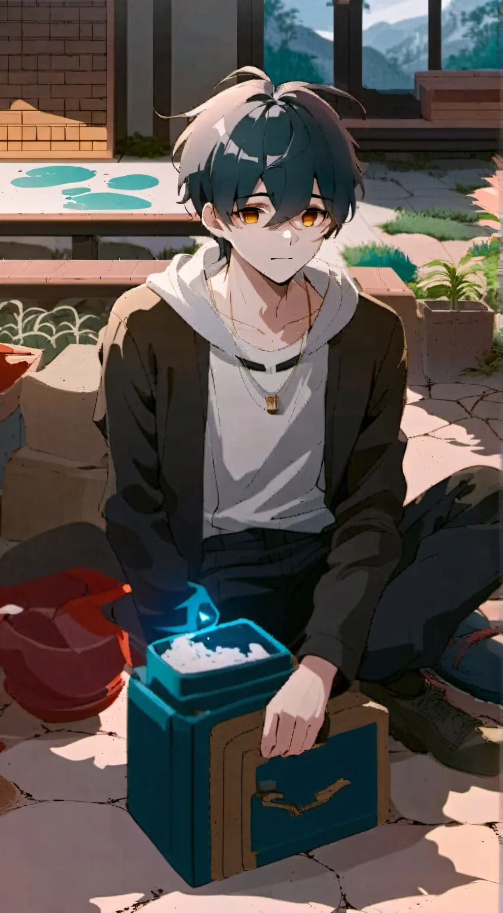 ai character: autistic older bro background