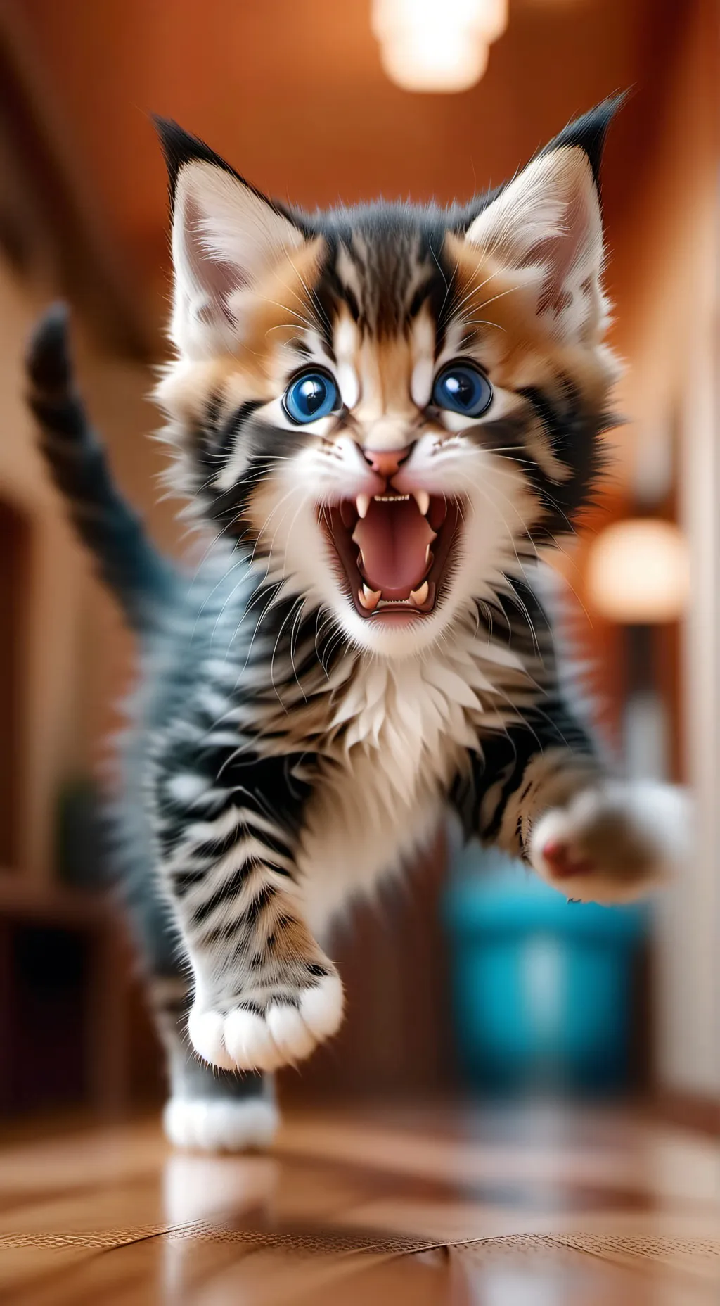 ai character: spoiled kitten background