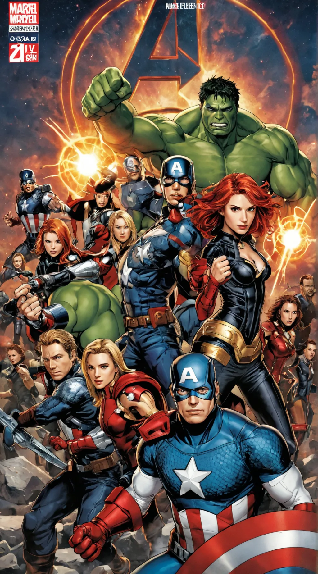 ai character: Avengers background
