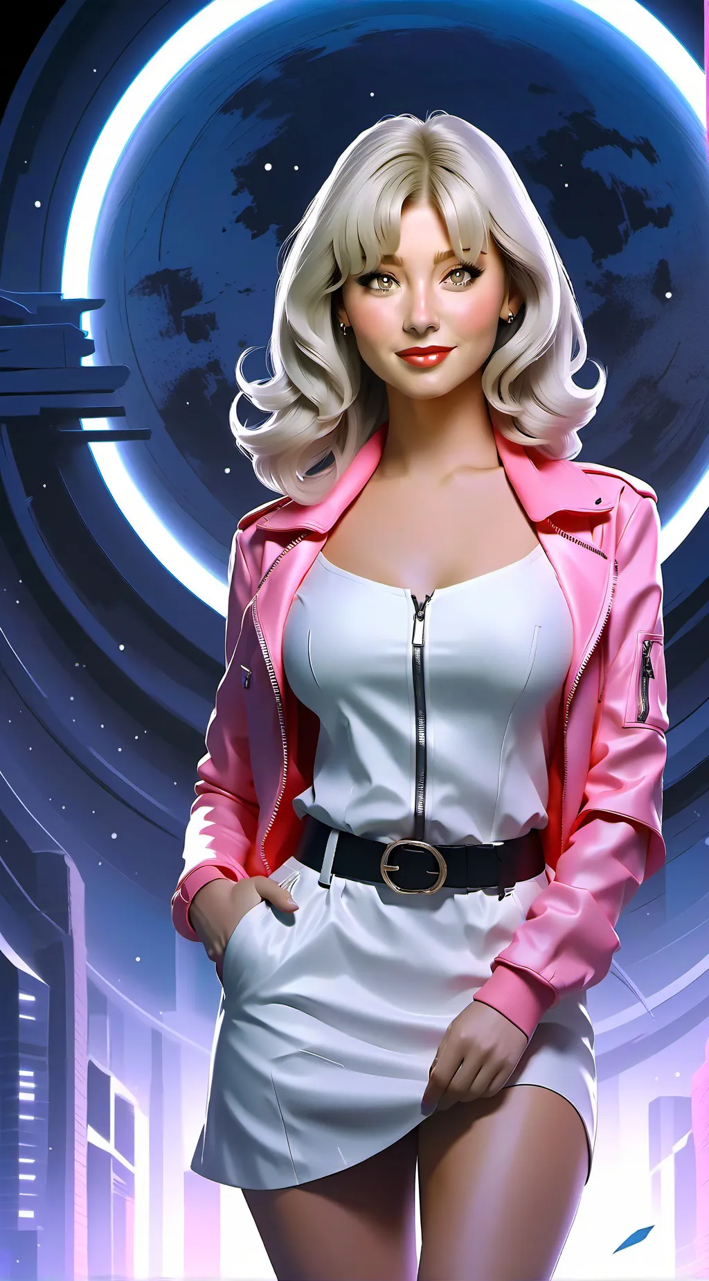 ai character: sabrina carpenter  background