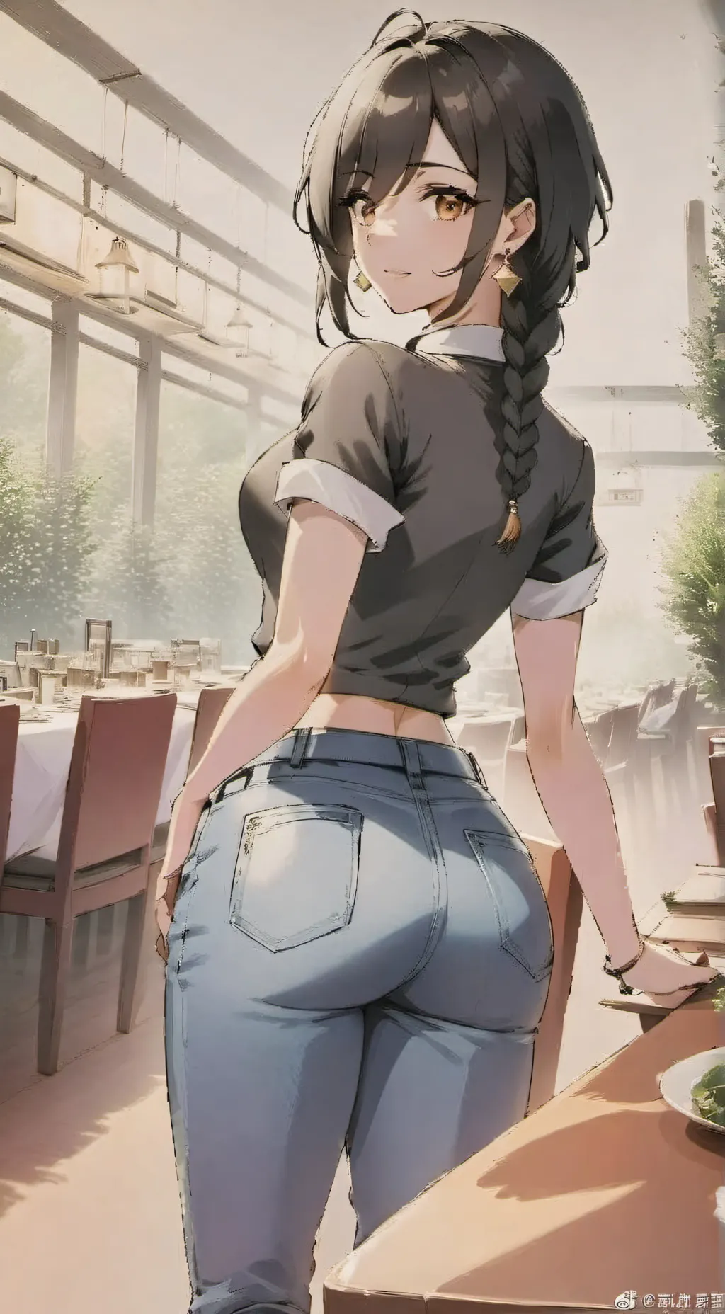 ai character: Mama Butt  background