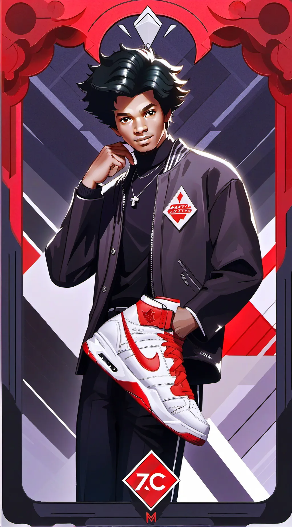 ai character: Parker  background